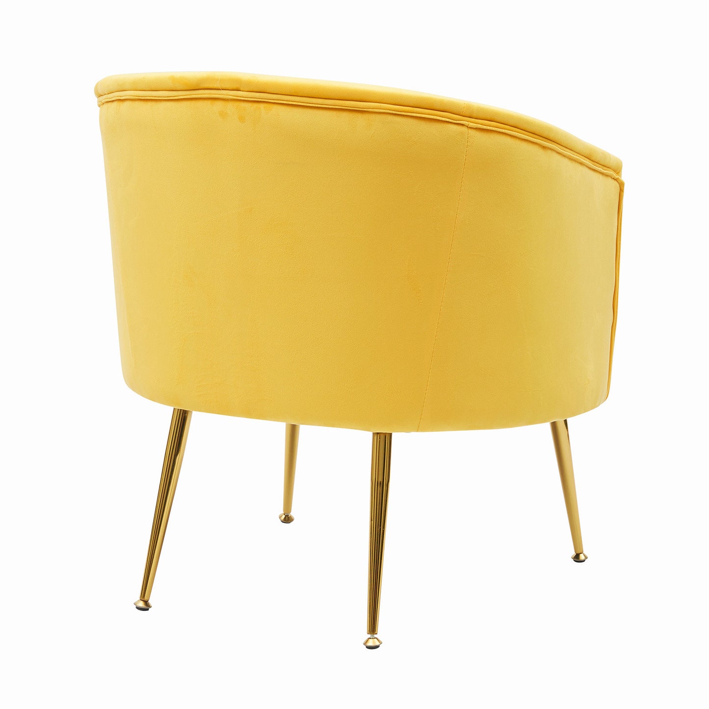 Velvet Armchair With Gold Metal Legs, 4 Colors