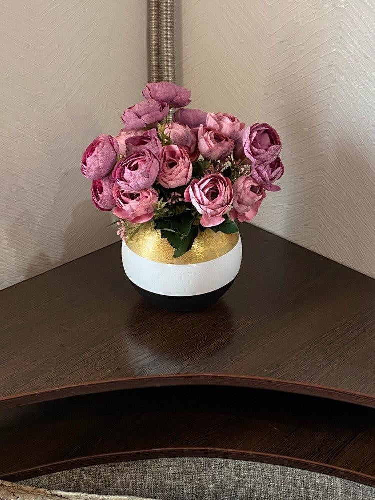 Hand painted Glass Vase for Flowers